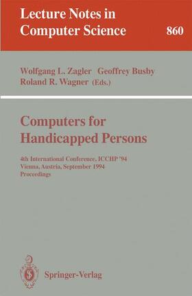 Zagler / Wagner / Busby |  Computers for Handicapped Persons | Buch |  Sack Fachmedien