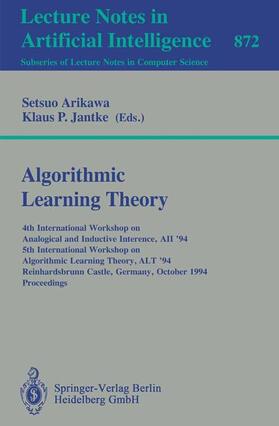 Jantke / Arikawa |  Algorithmic Learning Theory | Buch |  Sack Fachmedien