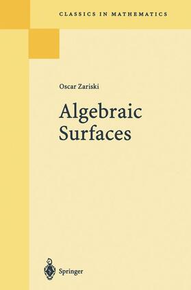 Zariski |  Algebraic Surfaces | Buch |  Sack Fachmedien