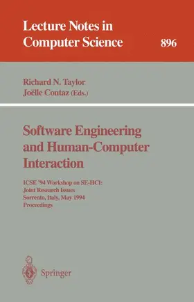 Taylor / Coutaz |  Software Engineering and Human-Computer Interaction | Buch |  Sack Fachmedien