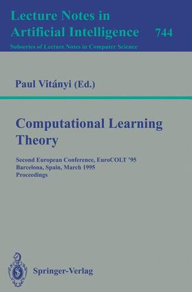 Vitanyi |  Computational Learning Theory | Buch |  Sack Fachmedien