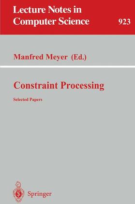 Meyer |  Constraint Processing | Buch |  Sack Fachmedien