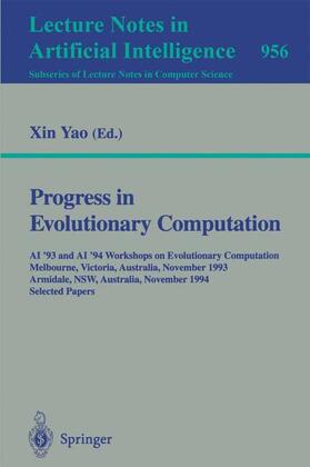 Yao |  Progress in Evolutionary Computation | Buch |  Sack Fachmedien