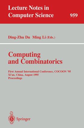Li / Du |  Computing and Combinatorics | Buch |  Sack Fachmedien
