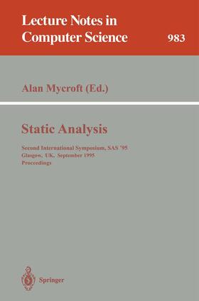 Mycroft |  Static Analysis | Buch |  Sack Fachmedien