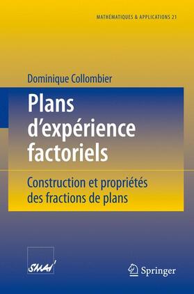 Collombier |  Plans d'expérience factoriels | Buch |  Sack Fachmedien