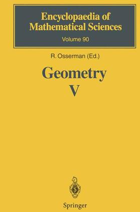 Osserman |  Geometry V | Buch |  Sack Fachmedien