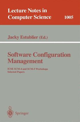 Estublier |  Software Configuration Management | Buch |  Sack Fachmedien