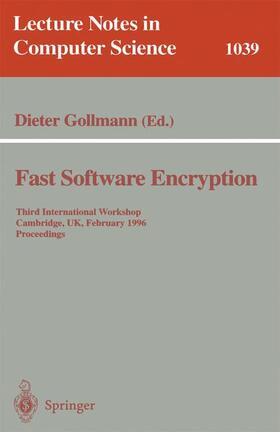 Gollmann |  Fast Software Encryption | Buch |  Sack Fachmedien
