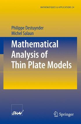 Salaun / Destuynder |  Mathematical Analysis of Thin Plate Models | Buch |  Sack Fachmedien