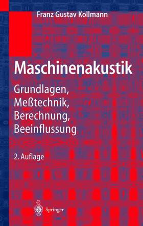 Kollmann |  Maschinenakustik | Buch |  Sack Fachmedien