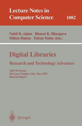 Adam / Yesha / Bhargava | Digital Libraries. Research and Technology Advances | Buch | 978-3-540-61410-4 | sack.de