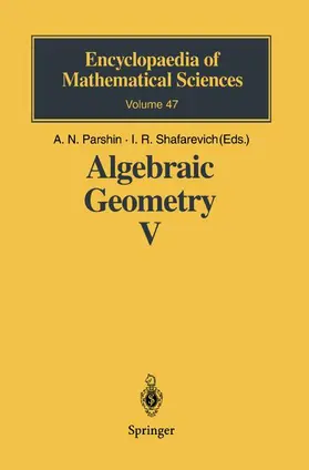 Parshin / Shafarevich |  Algebraic Geometry V | Buch |  Sack Fachmedien