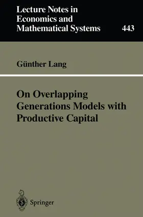 Lang |  On Overlapping Generations Models with Productive Capital | Buch |  Sack Fachmedien