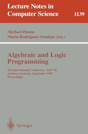 Rodriguez-Artalejo / Hanus |  Algebraic and Logic Programming | Buch |  Sack Fachmedien