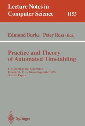 Ross / Burke |  Practice and Theory of Automated Timetabling | Buch |  Sack Fachmedien
