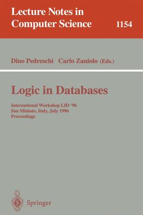 Zaniolo / Pedreschi |  Logic in Databases | Buch |  Sack Fachmedien