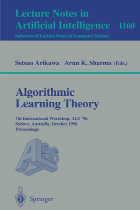 Sharma / Arikawa |  Algorithmic Learning Theory | Buch |  Sack Fachmedien