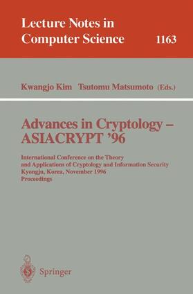 Matsumoto / Kim |  Advances in Cryptology - ASIACRYPT '96 | Buch |  Sack Fachmedien