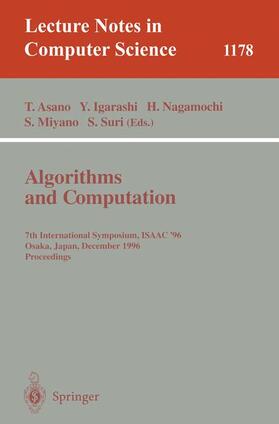 Asano / Igarashi / Suri |  Algorithms and Computation | Buch |  Sack Fachmedien