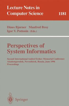Bjørner / Pottosin / Broy |  Perspectives of System Informatics | Buch |  Sack Fachmedien