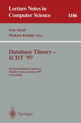 Kolaitis / Afrati |  Database Theory - ICDT '97 | Buch |  Sack Fachmedien