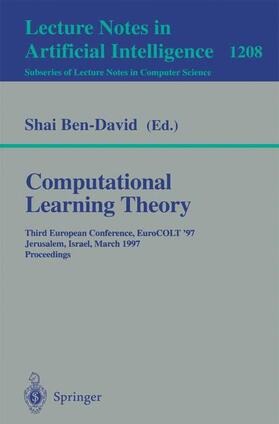 Ben-David |  Computational Learning Theory | Buch |  Sack Fachmedien