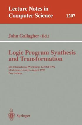 Gallagher |  Logic Program Synthesis and Transformation | Buch |  Sack Fachmedien