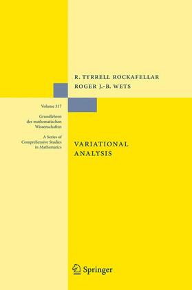 Rockafellar / Wets |  Variational Analysis | Buch |  Sack Fachmedien