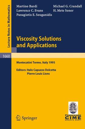 Soner / Bardi / Capuzzo Dolcetta |  Viscosity Solutions and Applications | Buch |  Sack Fachmedien