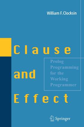 Clocksin |  Clause and Effect | Buch |  Sack Fachmedien