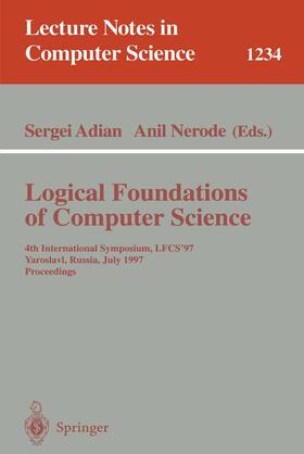 Nerode / Adian |  Logical Foundations of Computer Science | Buch |  Sack Fachmedien