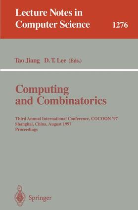 Lee / Jiang |  Computing and Combinatorics | Buch |  Sack Fachmedien