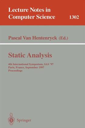 Hentenryck |  Static Analysis | Buch |  Sack Fachmedien