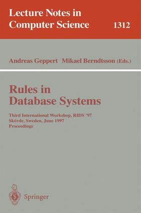 Berndtsson / Geppert |  Rules in Database Systems | Buch |  Sack Fachmedien