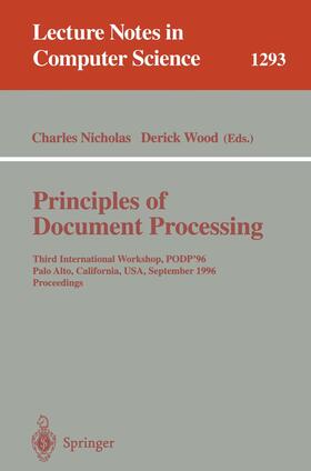 Wood / Nicholas |  Principles of Document Processing | Buch |  Sack Fachmedien