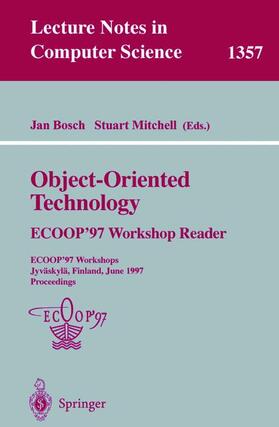 Mitchell / Bosch |  Object-Oriented Technology: ECOOP ¿97 Workshop Reader | Buch |  Sack Fachmedien