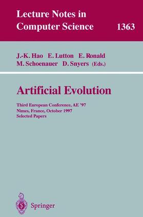 Hao / Lutton / Snyers |  Artificial Evolution | Buch |  Sack Fachmedien