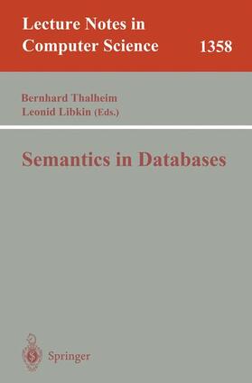 Libkin / Thalheim |  Semantics in Databases | Buch |  Sack Fachmedien