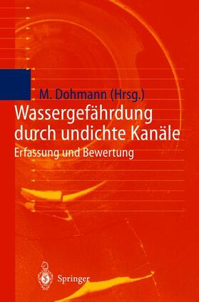 Dohmann |  Wassergefährdung durch undichte Kanäle | Buch |  Sack Fachmedien