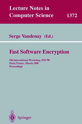 Vaudenay |  Fast Software Encryption | Buch |  Sack Fachmedien