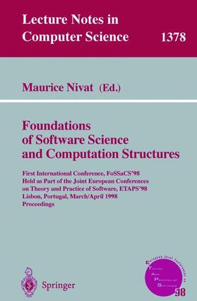 Nivat |  Foundations of Software Science and Computation Structures | Buch |  Sack Fachmedien