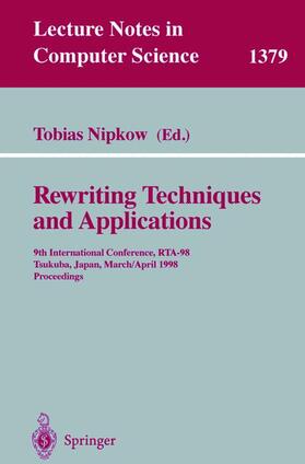 Nipkow |  Rewriting Techniques and Applications | Buch |  Sack Fachmedien