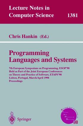 Hankin |  Programming Languages and Systems | Buch |  Sack Fachmedien