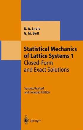 Lavis / Bell |  Statistical Mechanics of Lattice Systems 1 | Buch |  Sack Fachmedien