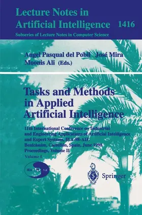 Pobil / Mira / Moonis |  Tasks and Methods in Applied Artificial Intelligence | Buch |  Sack Fachmedien