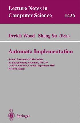 Yu / Wood |  Automata Implementation | Buch |  Sack Fachmedien