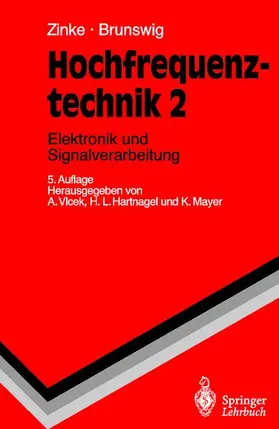 Zinke / Vlcek / Brunswig |  Hochfrequenztechnik | Buch |  Sack Fachmedien