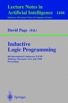 Page |  Inductive Logic Programming | Buch |  Sack Fachmedien