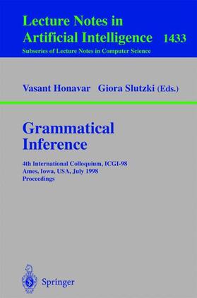Slutzki / Honavar |  Grammatical Inference | Buch |  Sack Fachmedien